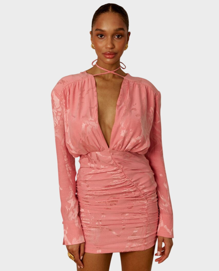 Różowa sukienka mini Suzanne