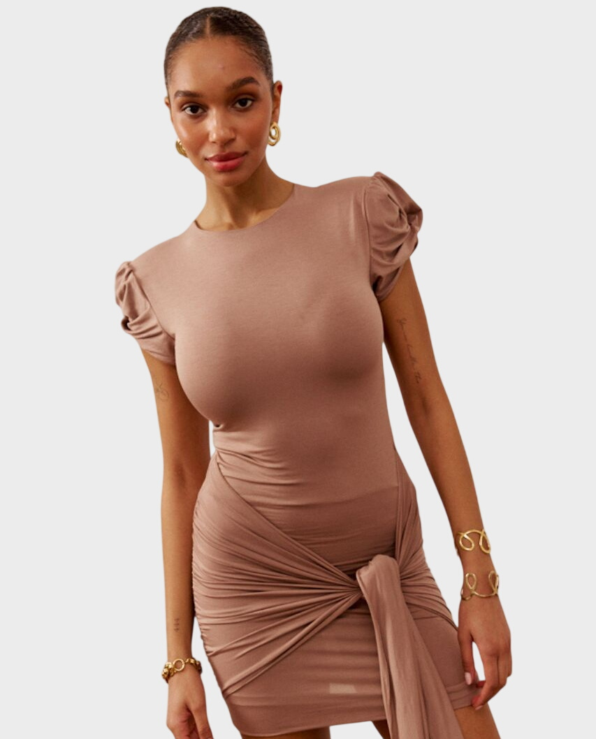 Dopasowana sukienka mini Harper - Image #0