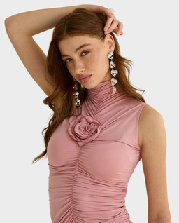 Różowy top Evelyn - Image #0