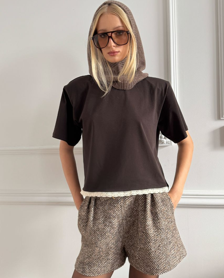 Spodenki w jodełkę Copenhagen - Image #2