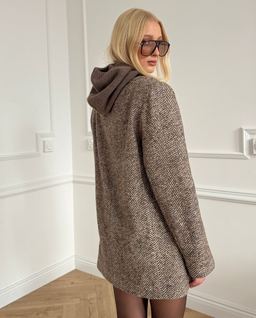 Dwurzędowa marynarka w jodełkę - Image #5