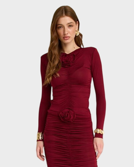 Czerwona bluzka Evelyn