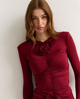 Czerwona bluzka Evelyn - Image #7