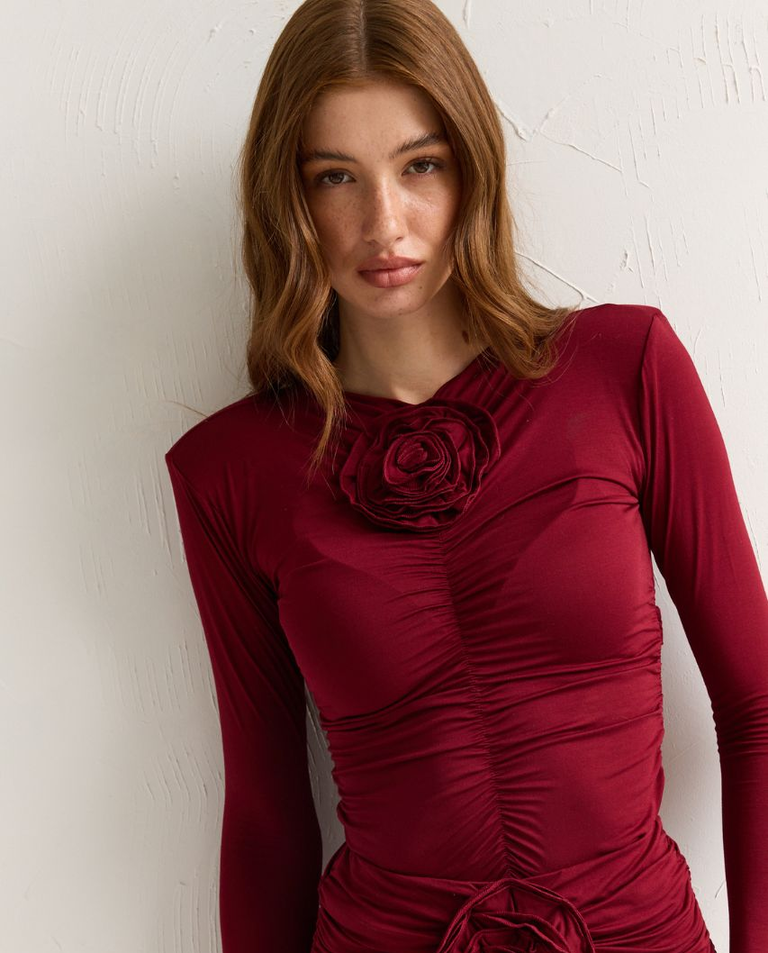 Czerwona bluzka Evelyn - Image #7