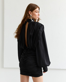 Satynowa sukienka Evie - Image #2