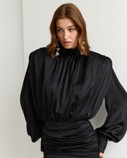 Satynowa sukienka Evie - Image #5