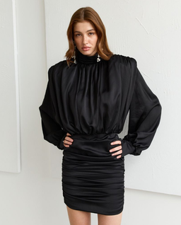 Satynowa sukienka Evie - Image #6