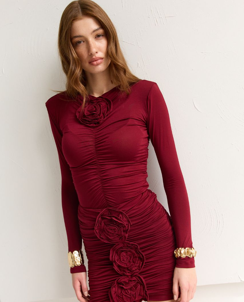 Czerwona spódnica mini Evelyn - Image #8