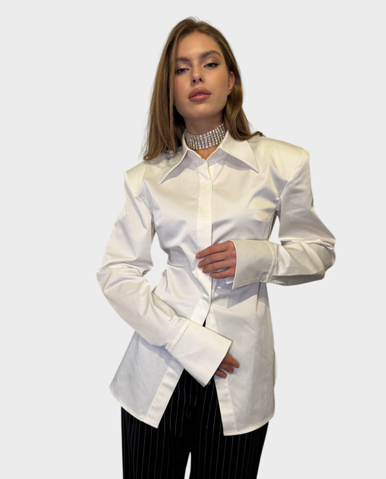 Satynowa koszula Aria