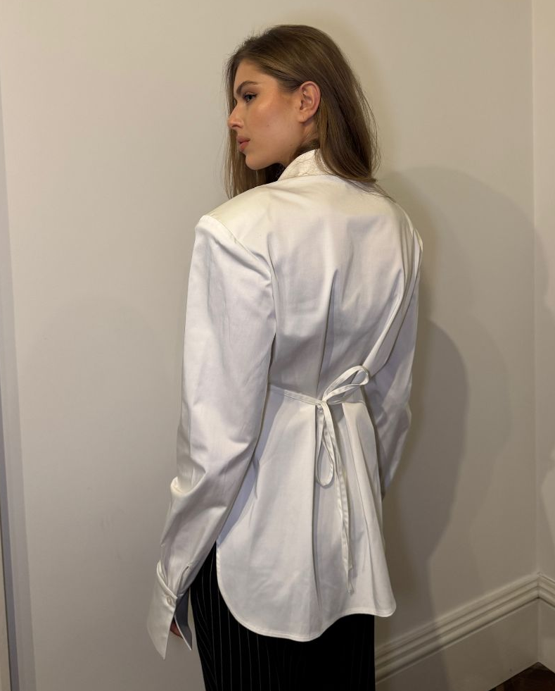 Satynowa koszula Aria - Image #3