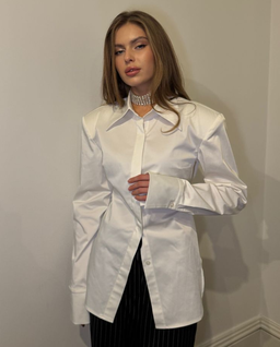 Satynowa koszula Aria - Image #2