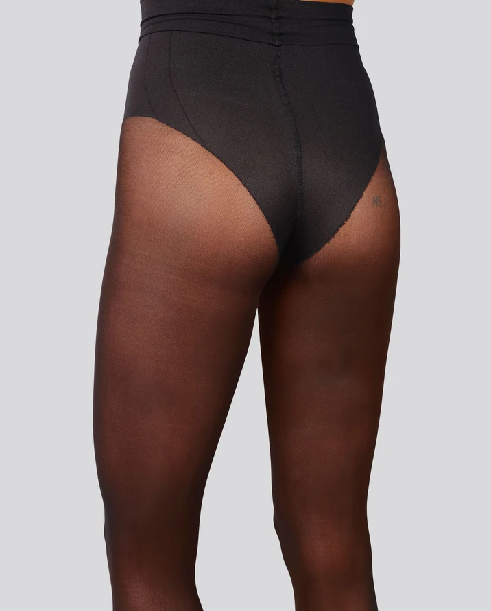 Czarne rajstopy modelujące Amelia - Image #2