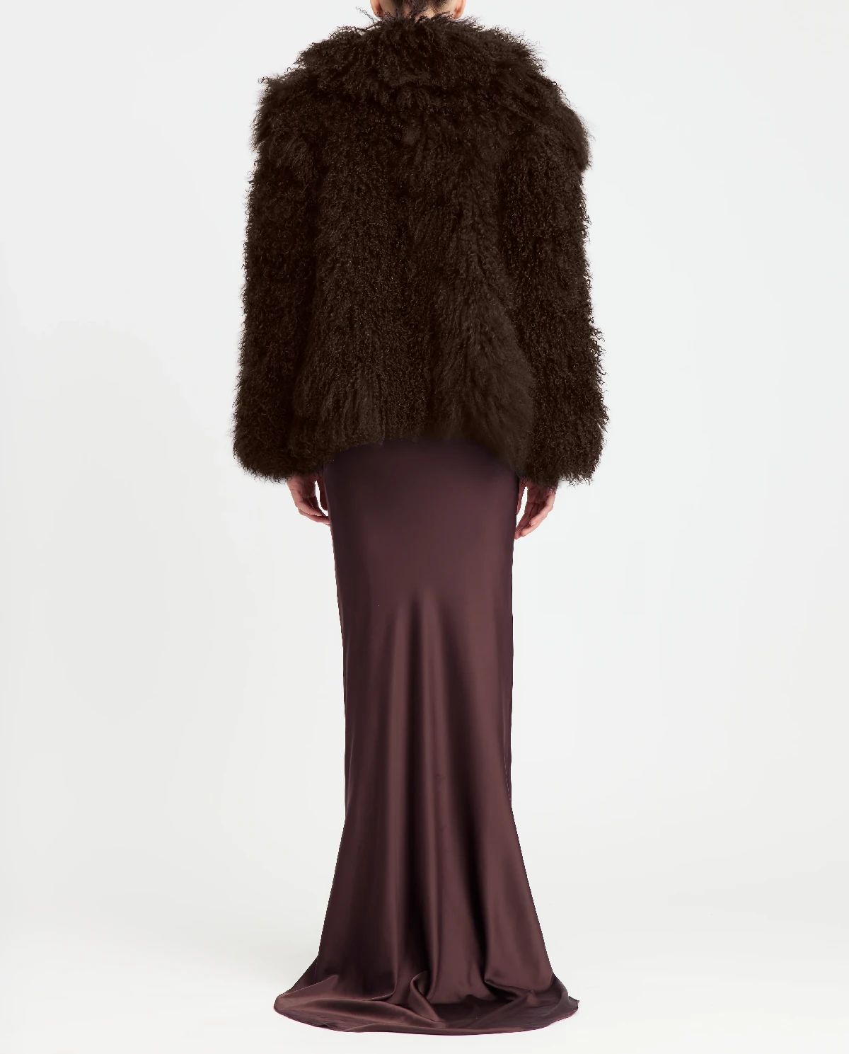 Ciemnobrązowa skórzana kurtka Maryam - Image #4