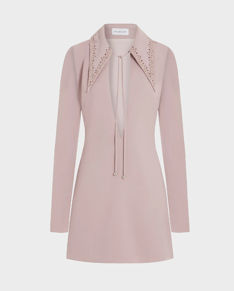 Jasnoróżowa sukienka mini Imre