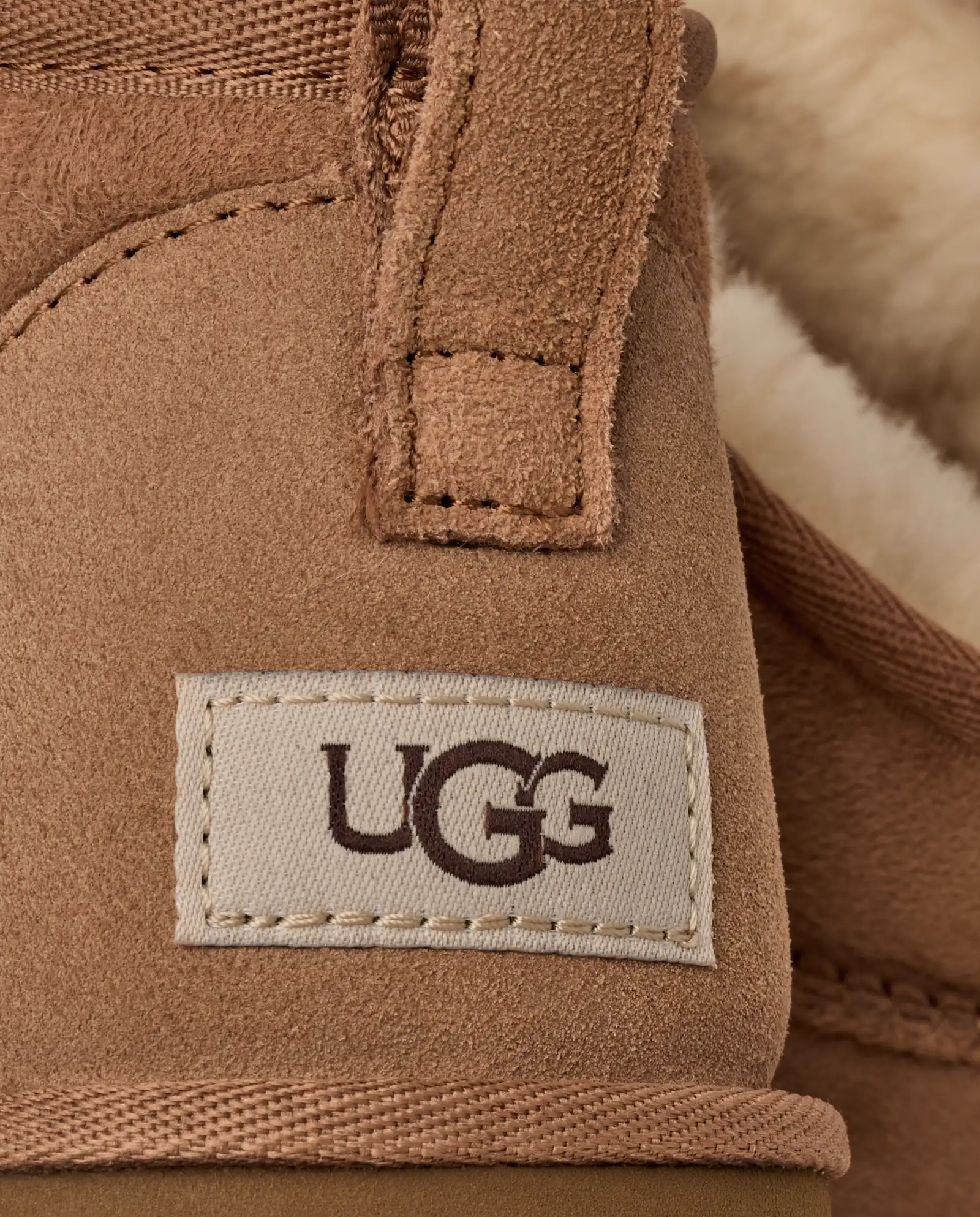 Beżowe śniegowce Classic Ultra Mini - Image #4