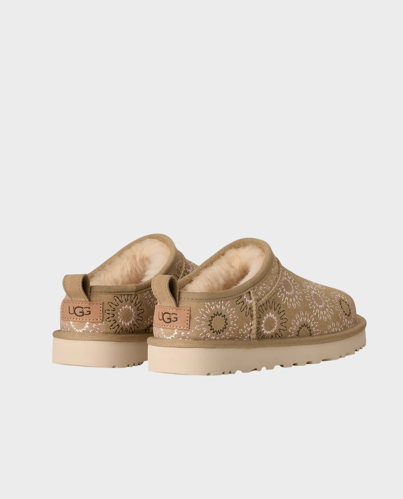 Beżowe śniegowce Classic Micro - Image #4