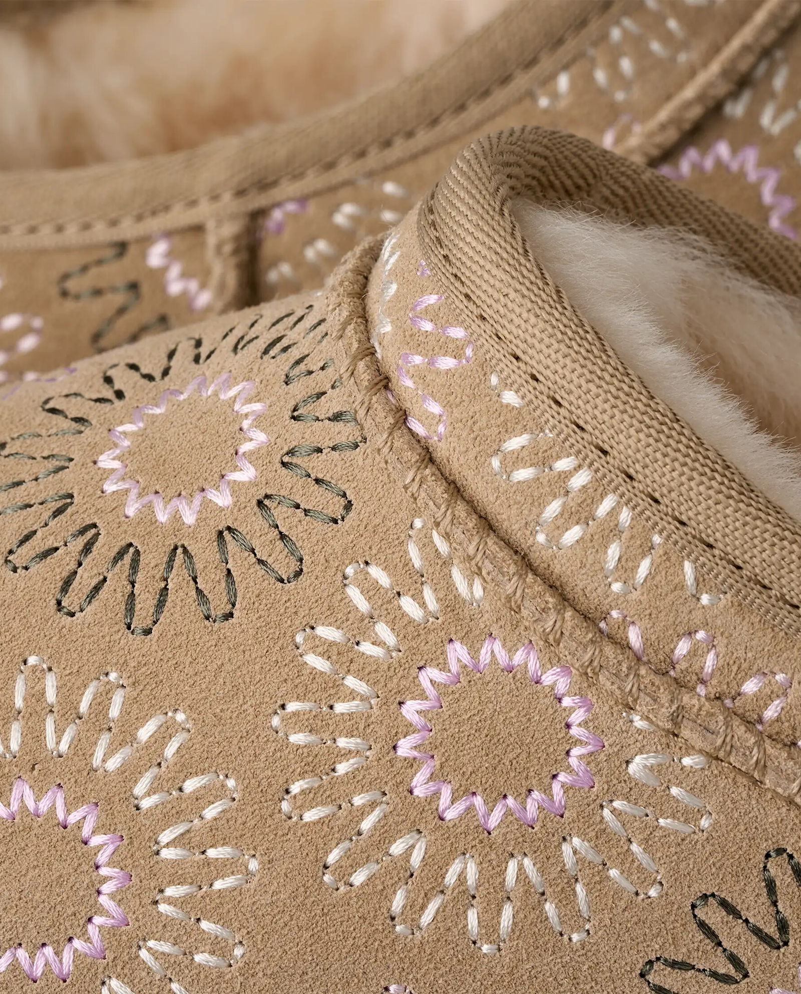 Beżowe śniegowce Classic Micro - Image #7