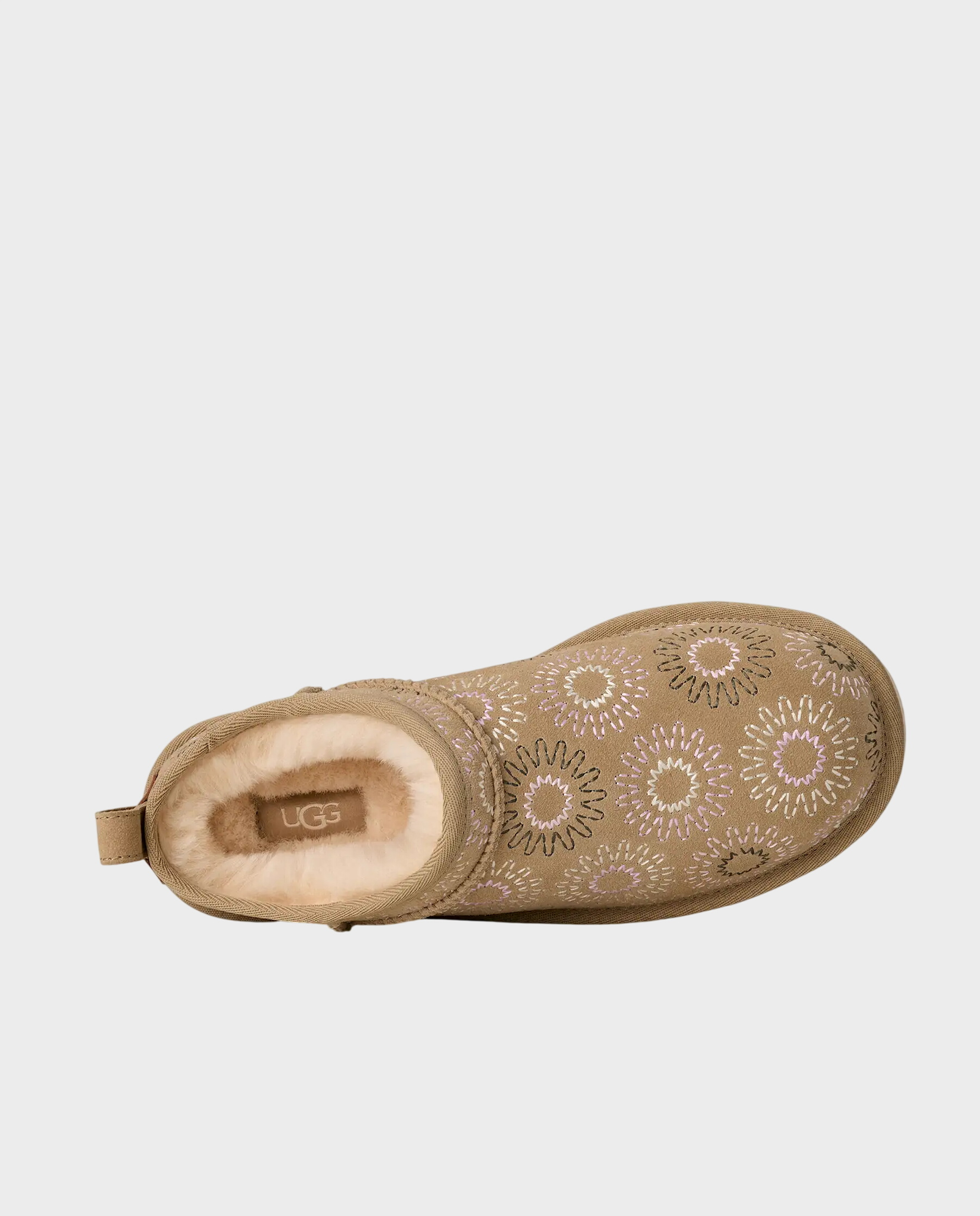 Beżowe śniegowce Classic Micro - Image #5