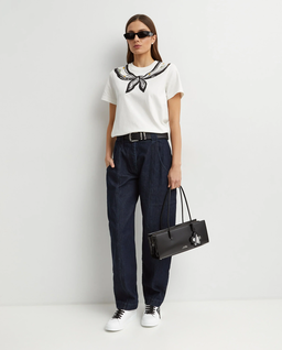 Biała koszulka Trompe Loeil - Image #3