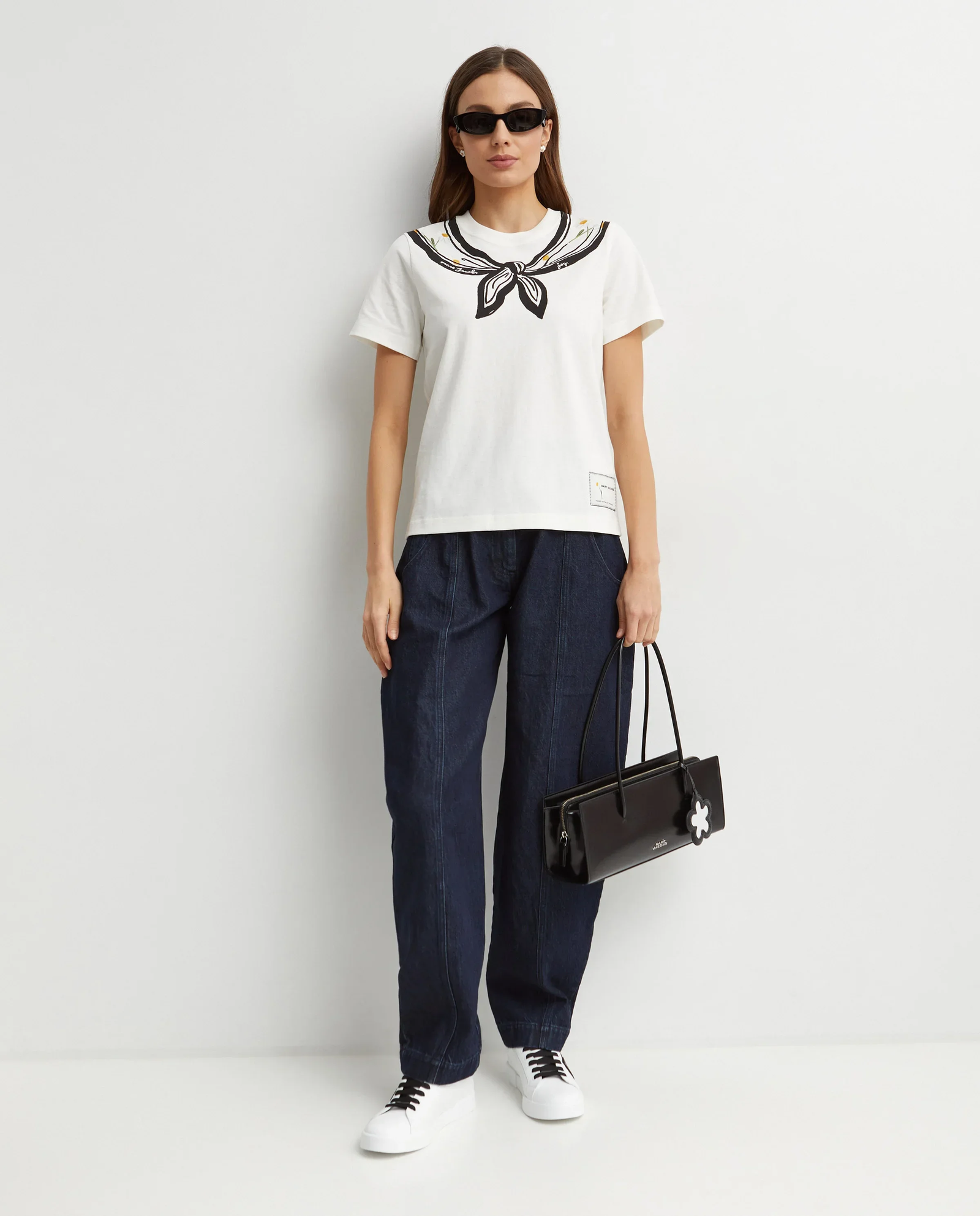 Biała koszulka Trompe Loeil - Image #2