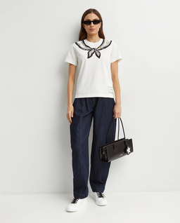 Biała koszulka Trompe Loeil - Image #2