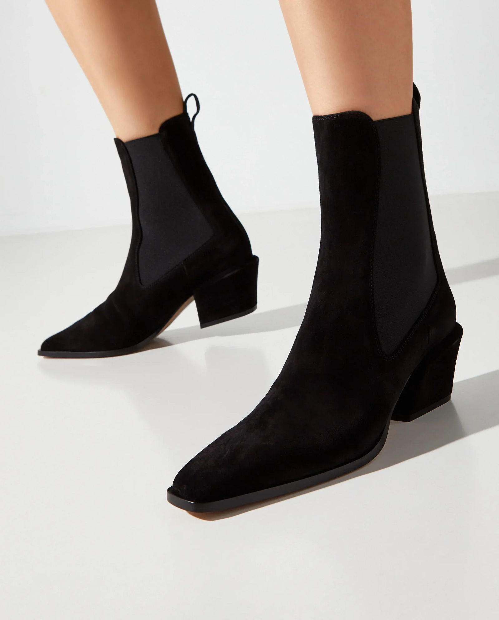 Czarne kowbojki Bettina Ankle 50 - Image #1