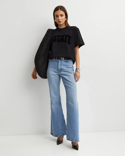 Czarny t-shirt z logo - Image #2