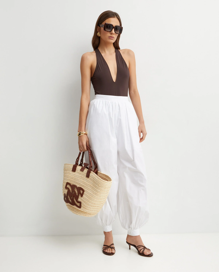 Białe spodnie Balloon - Image #2