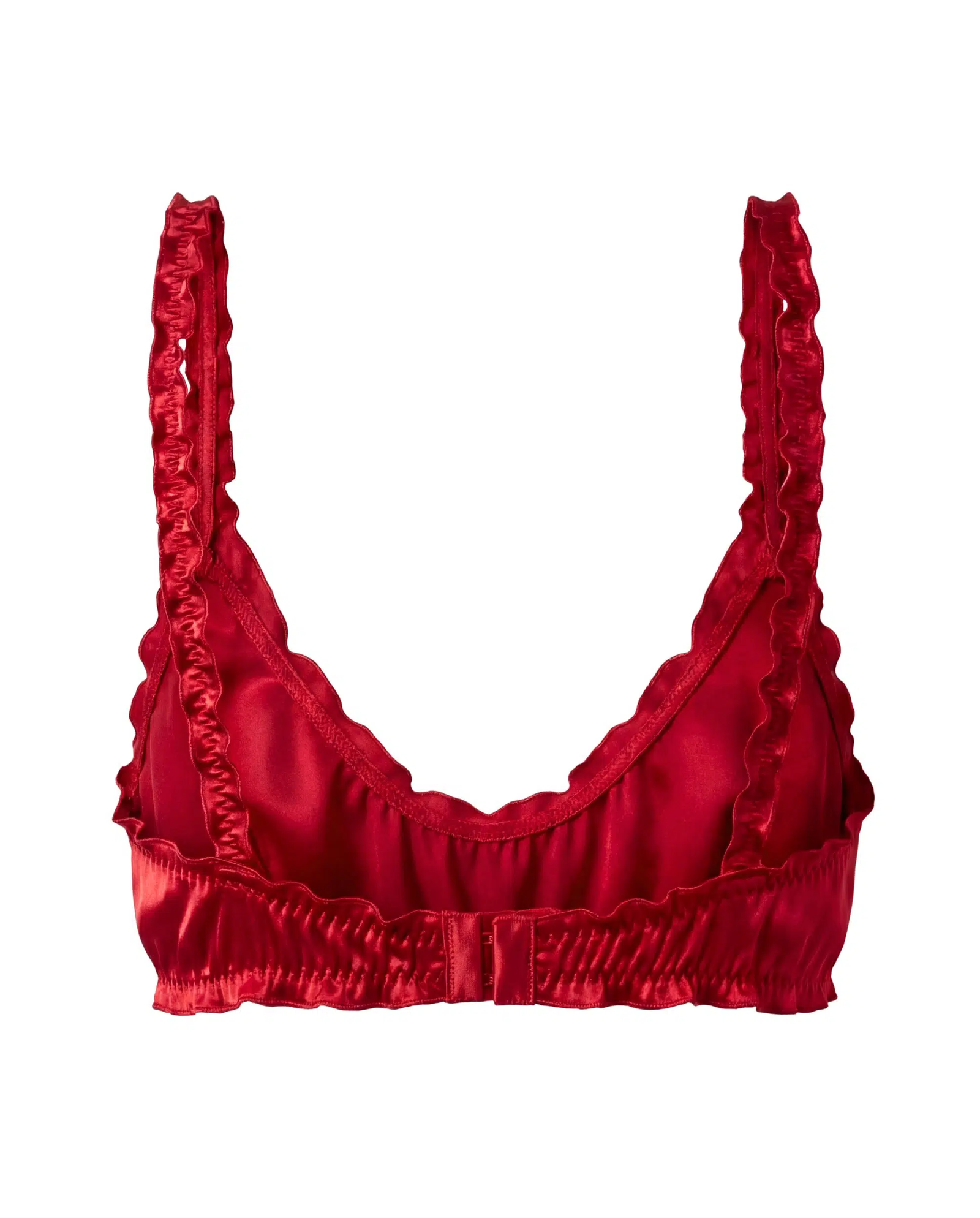 Jedwabny stanik Gabrielle w kolorze czerwonym - Image #2