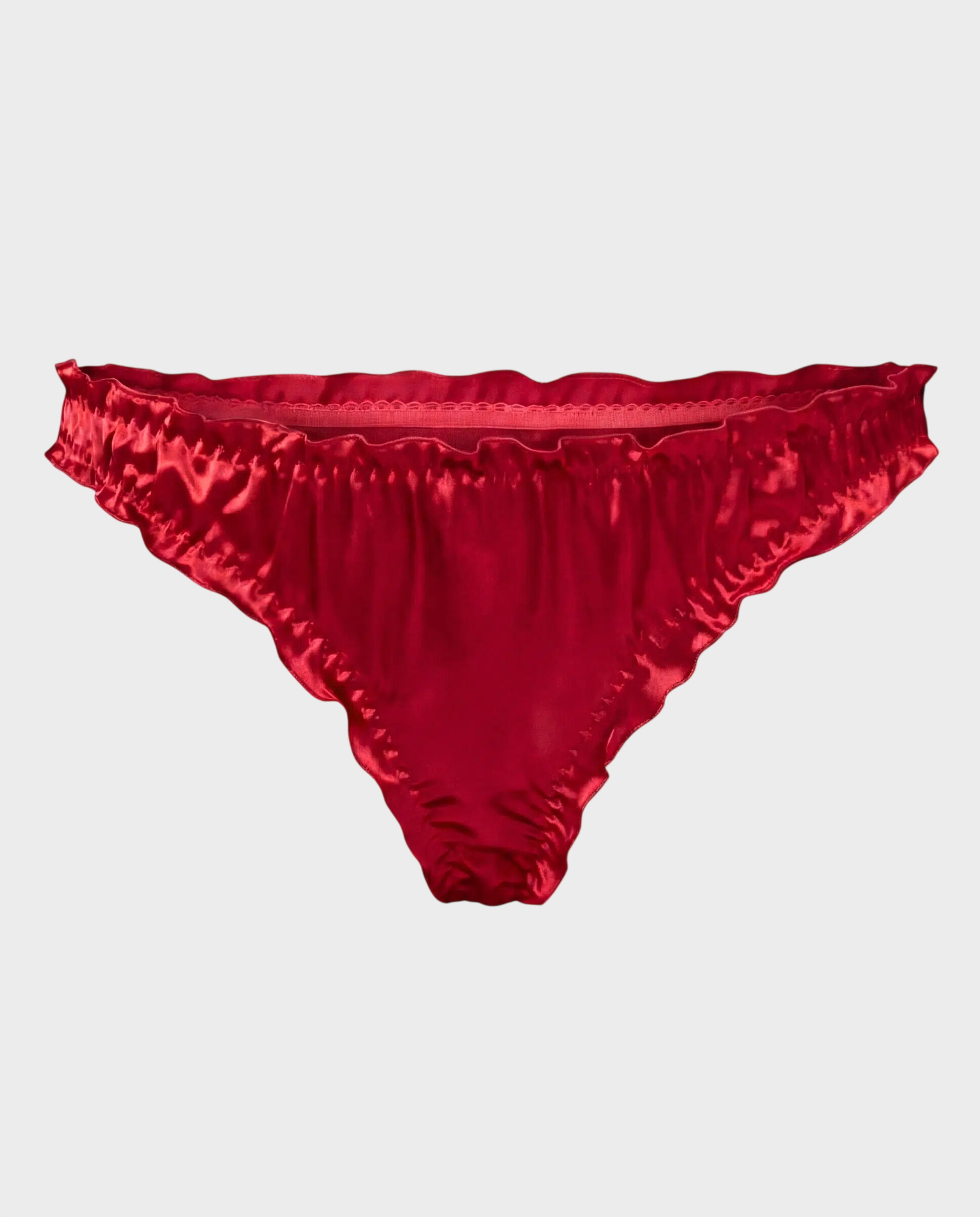 Jedwabne stringi Amore w kolorze czerwonym - Image #0