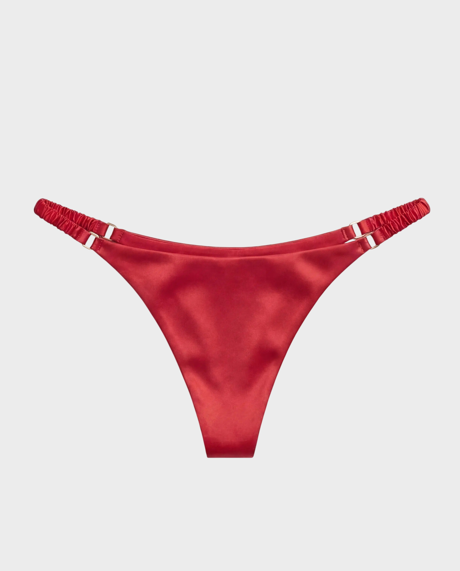 Jedwabne stringi Love w kolorze czerwonym - Image #0