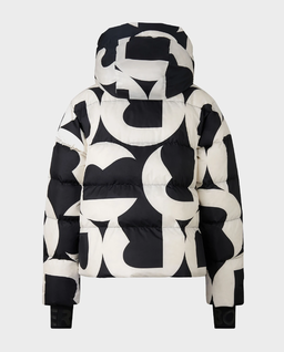 Czarno-biała kurtka narciarska Maja - Image #9