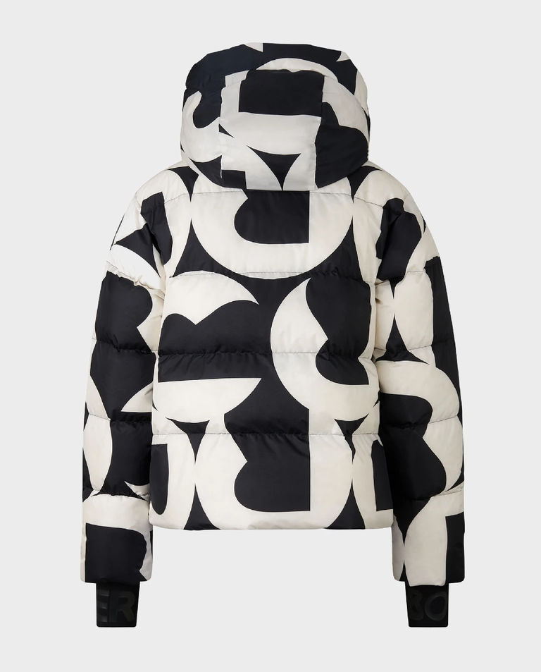 Czarno-biała kurtka narciarska Maja - Image #9