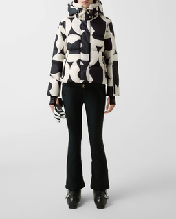 Czarno-biała kurtka narciarska Maja - Image #2