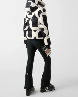 Czarno-biała kurtka narciarska Maja - Image #3