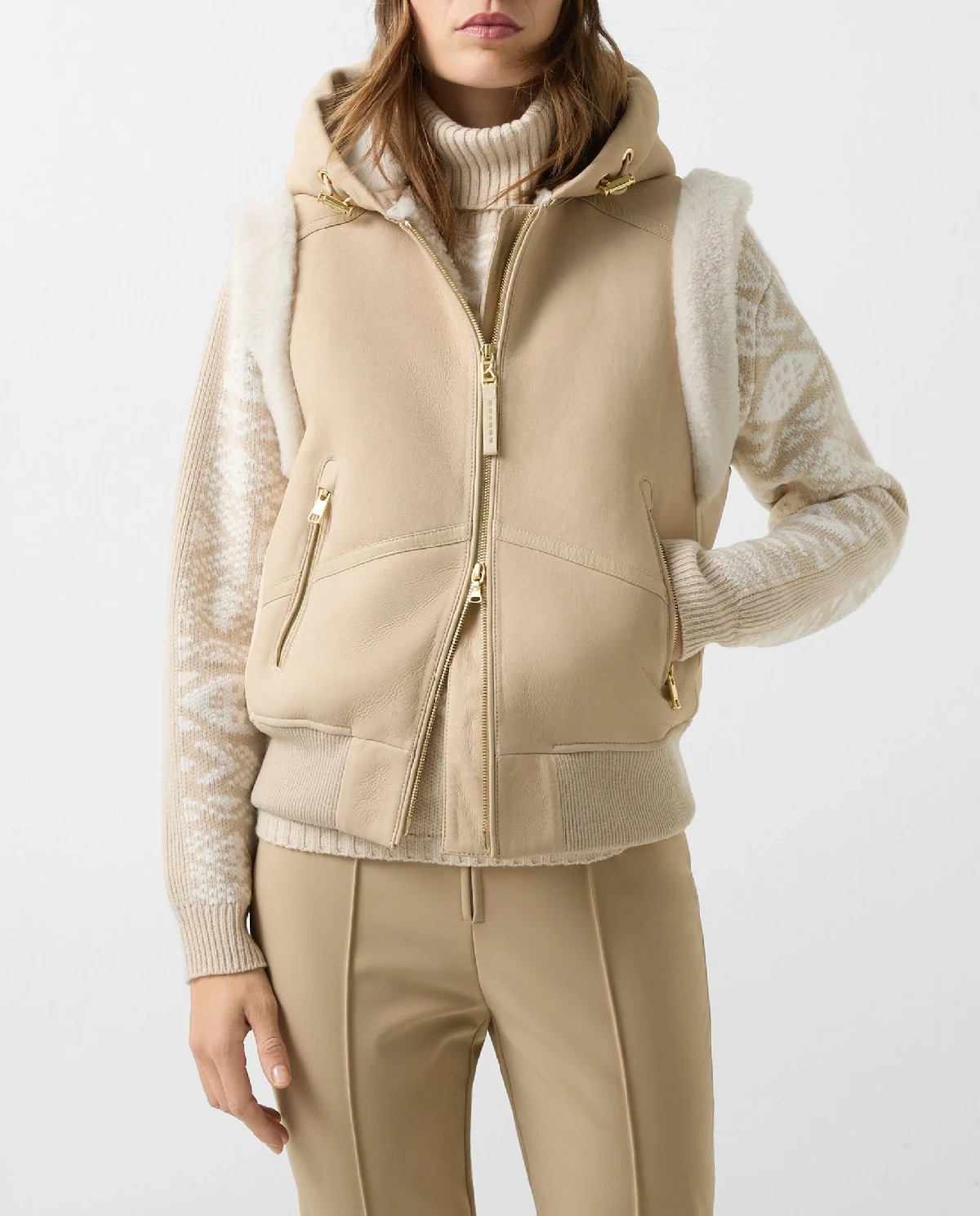 Skórzana kamizelka Fine - Image #0