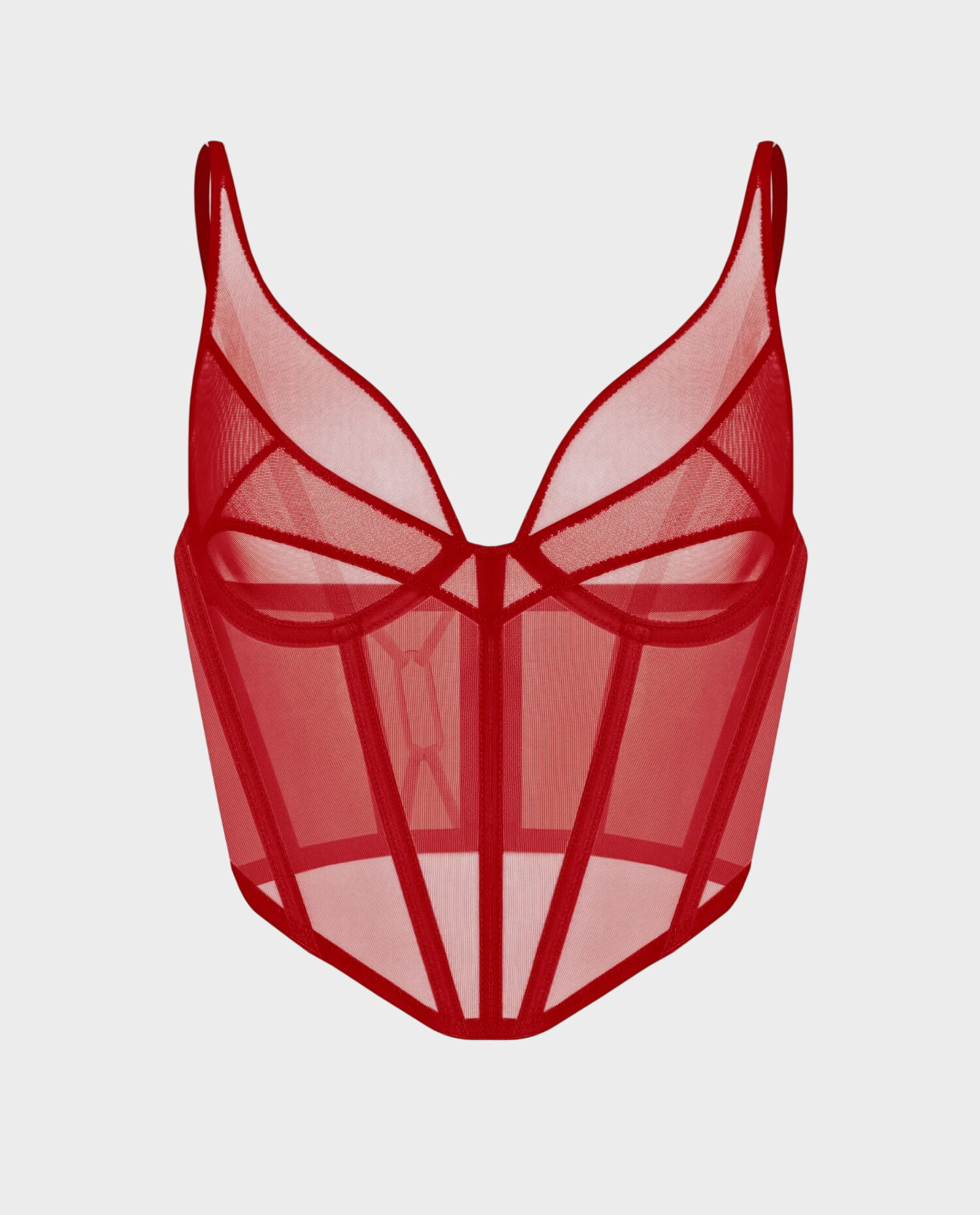 Czerwony gorset Asteria - Image #0