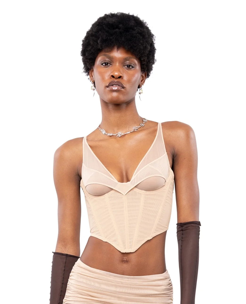 Beżowy gorset Asteria - Image #2