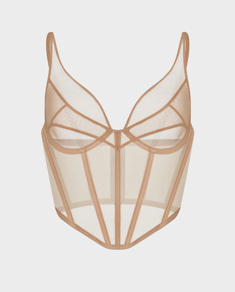 Beżowy gorset Asteria