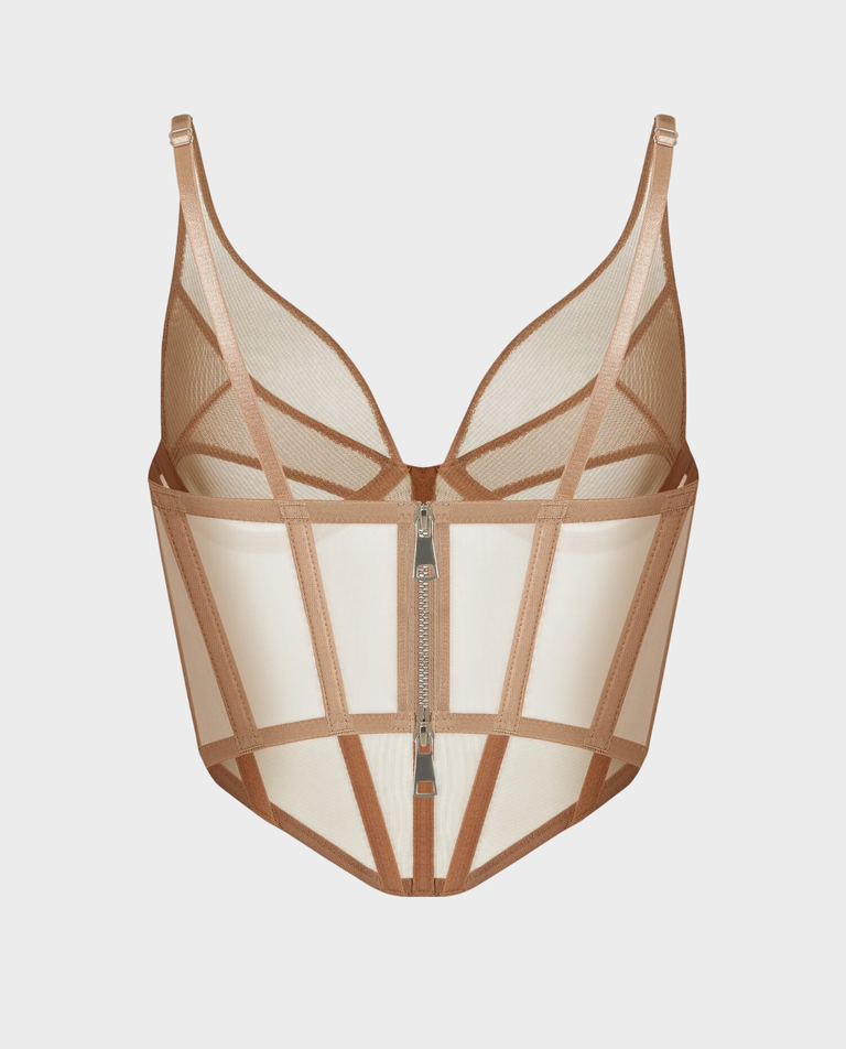 Beżowy gorset Asteria