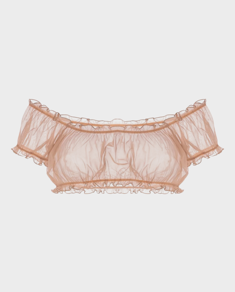 Beżowy top Boytears