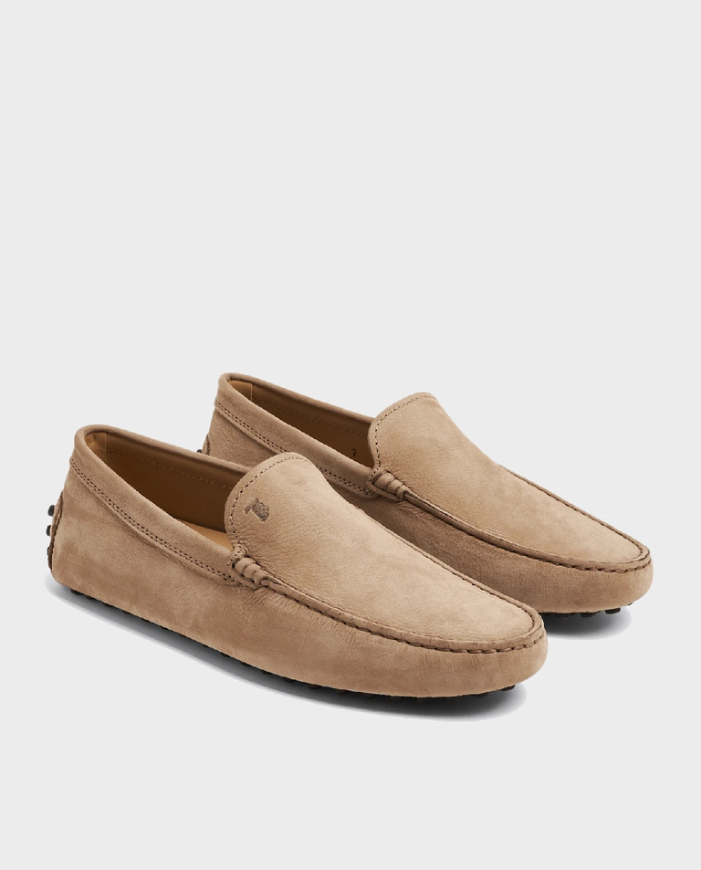 Beżowe mokasyny Gommino Driving