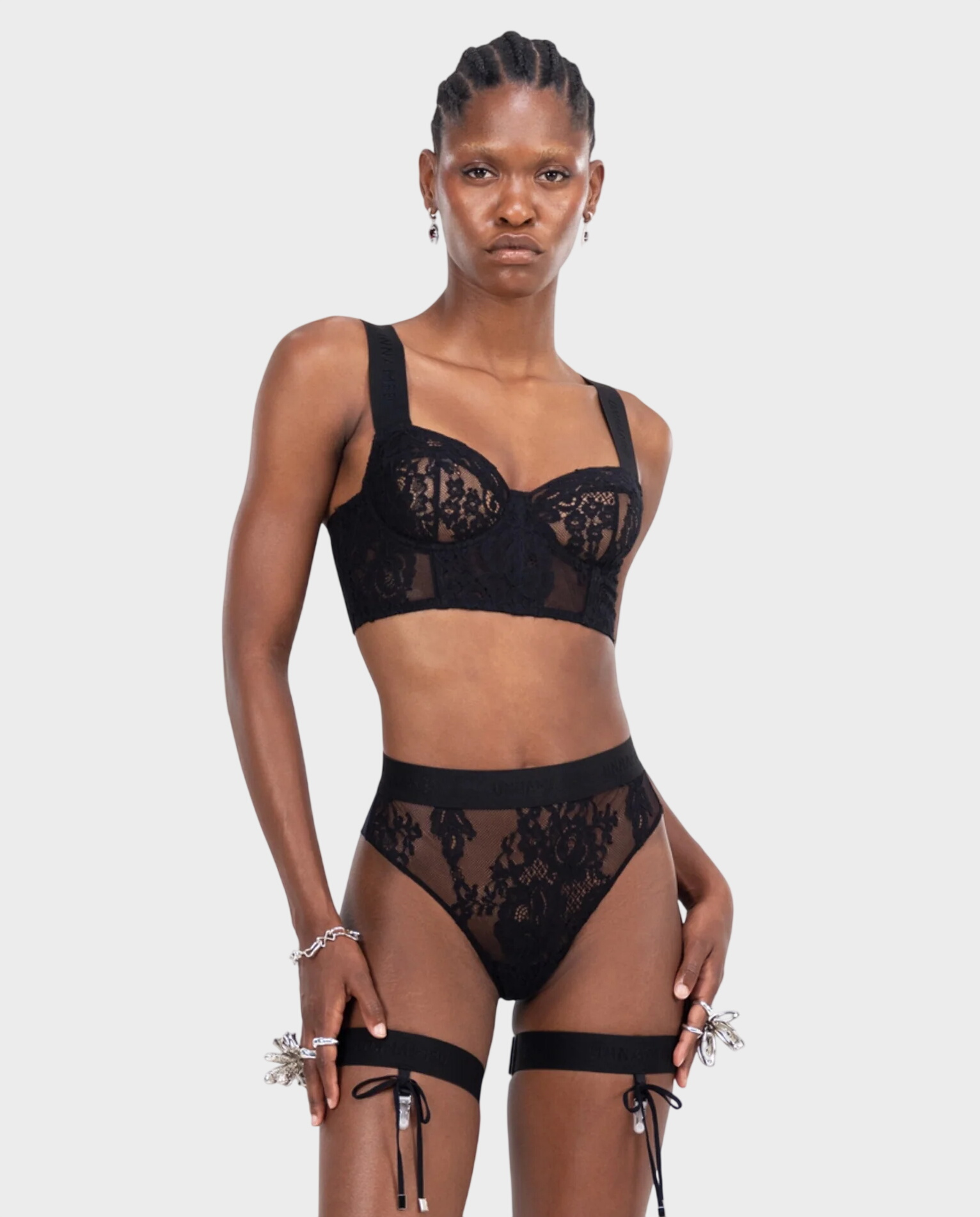 Czarny biustonosz Sicilia - Image #1