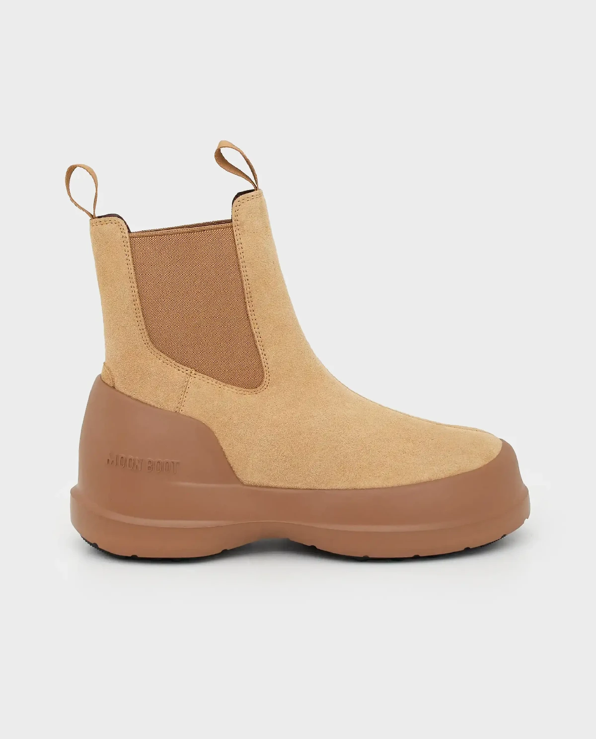 Brązowe zamszowe śniegowce - Image #0