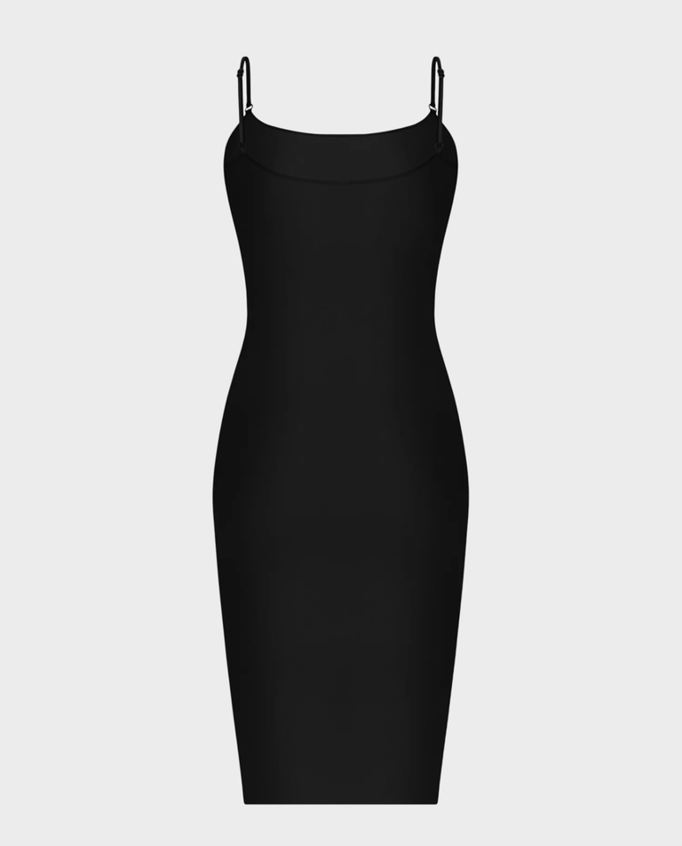 Czarna sukienka midi Xyla