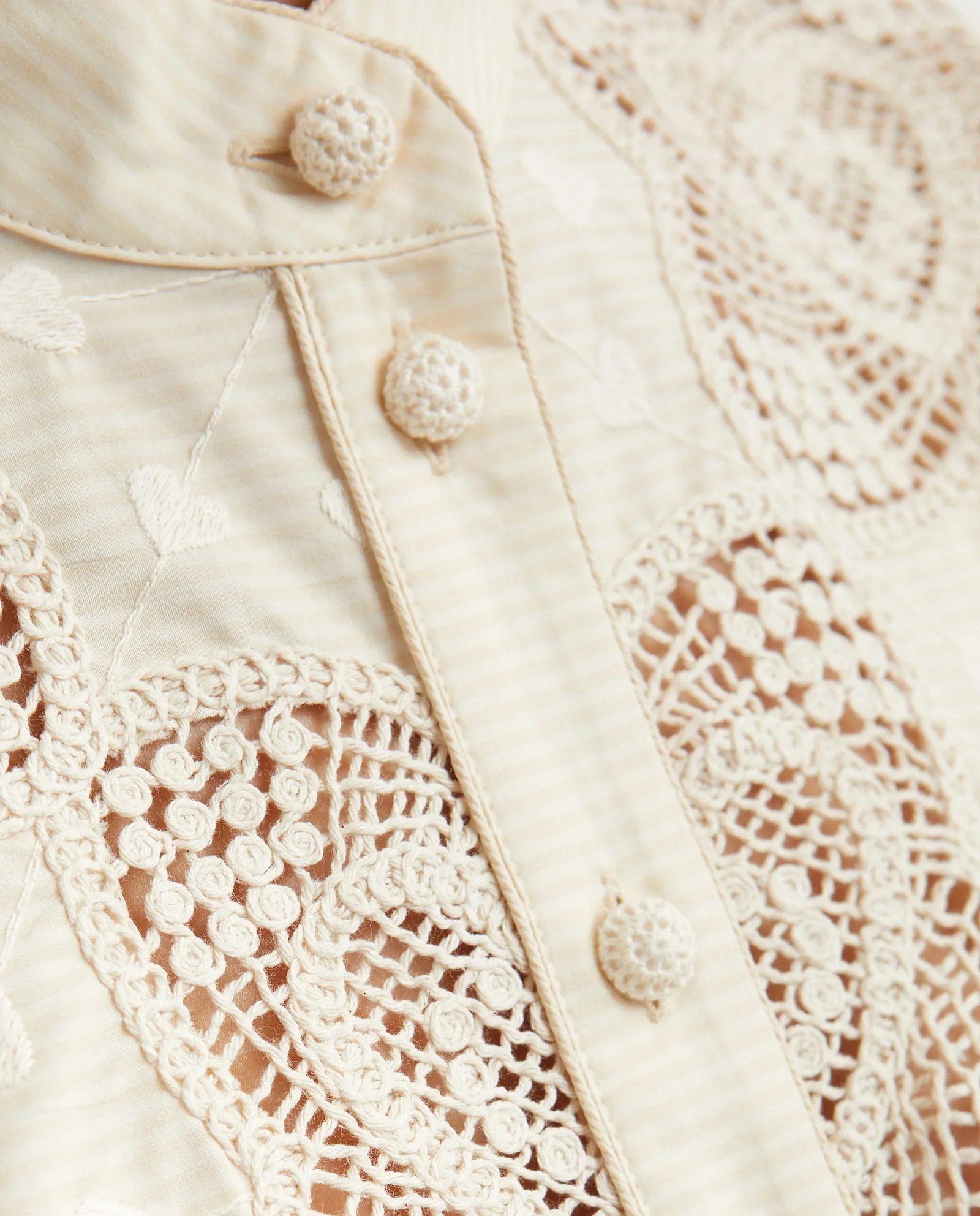 Kremowa ażurowa koszula Wanderlust - Image #4