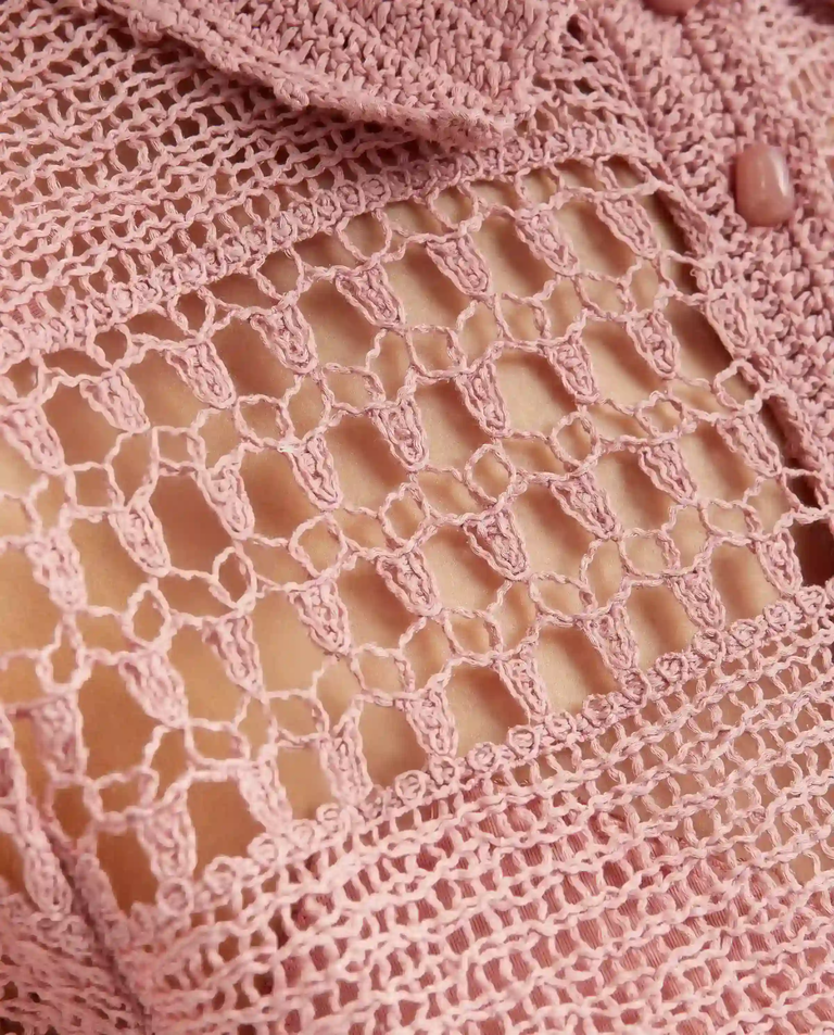 Różowa szydełkowa bluzka Wanderlust - Image #4