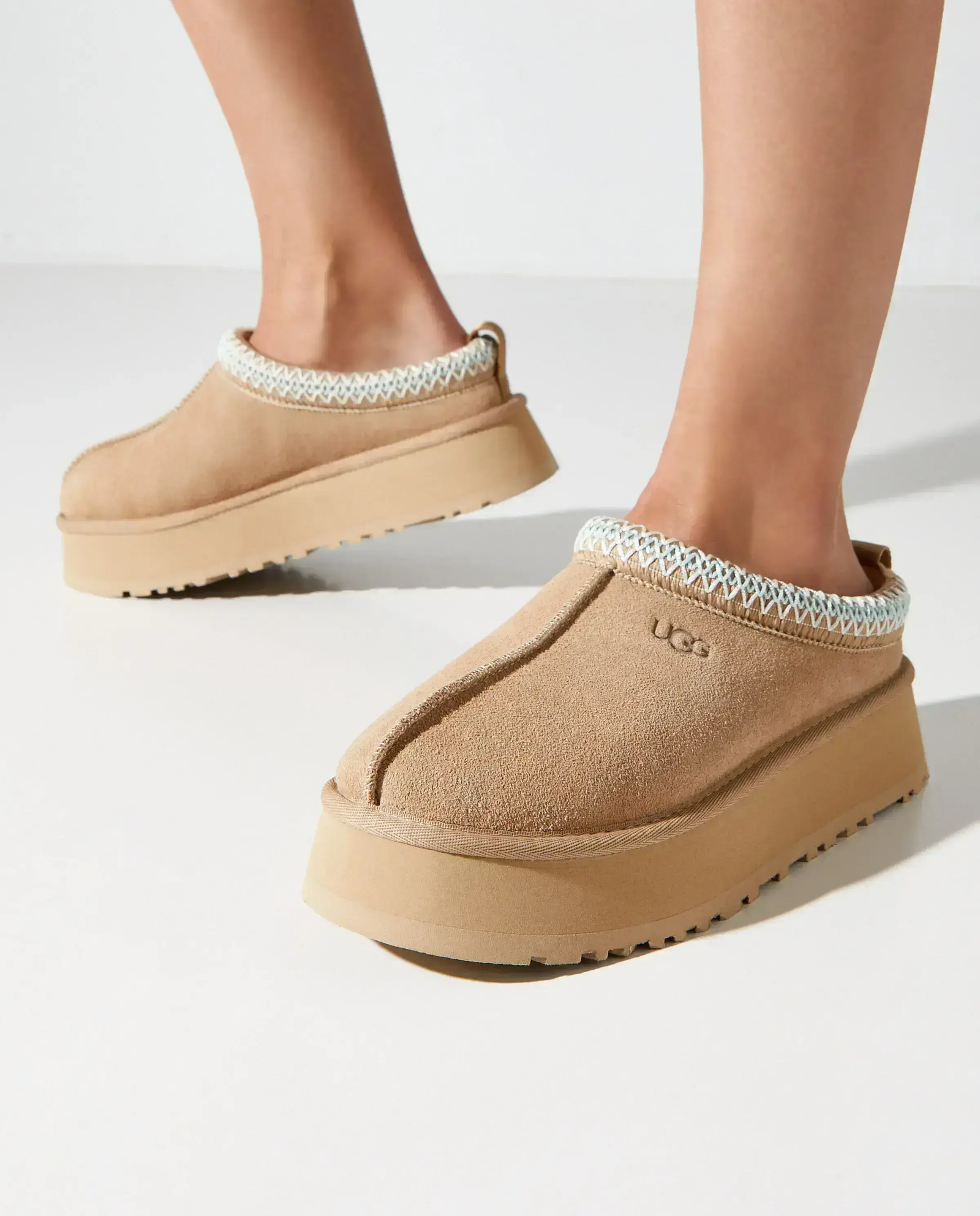 Beżowe śniegowce Tazz II - Image #1