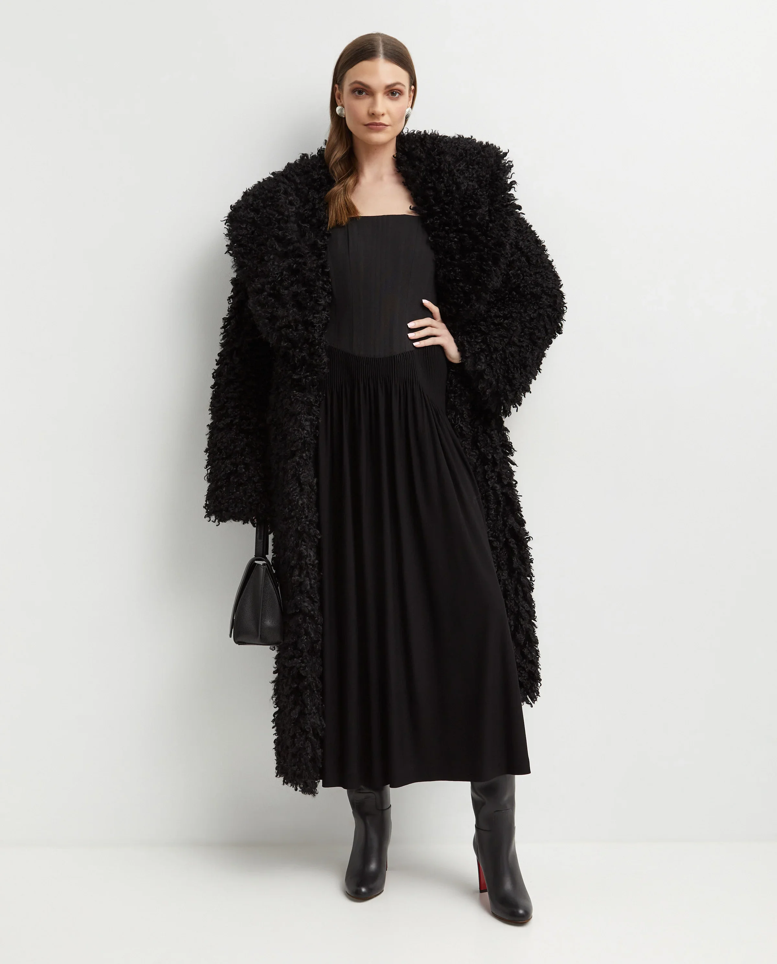 Czarna sukienka z gorsetem - Image #2