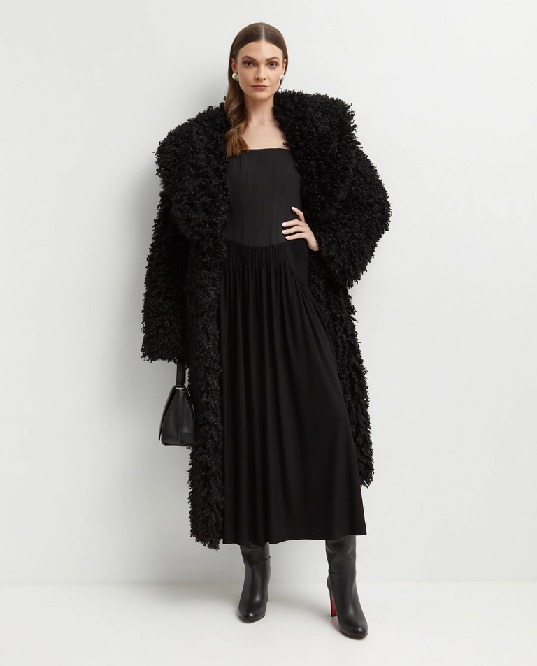 Czarna sukienka z gorsetem - Image #2